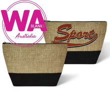 Load image into Gallery viewer, Sublimation Linen Cosmetic Bag