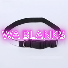 Load image into Gallery viewer, Black dog collar on a white background