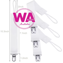 Load image into Gallery viewer, Sublimation Pacifier Clip ( food grade non Toxic )