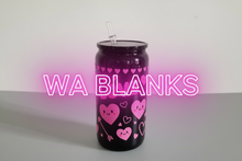 Load image into Gallery viewer, Black Glass Tumblers - 16oz