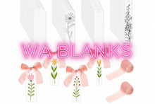 Load image into Gallery viewer, Clear Acrylic Bookmark with ribbon
