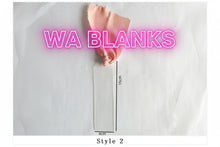 Load image into Gallery viewer, Clear Acrylic Bookmark with ribbon