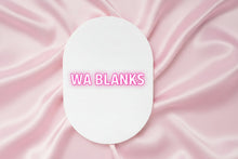 Load image into Gallery viewer, White round object on a pink fabric background
