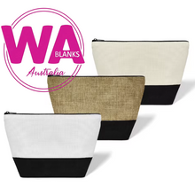 Load image into Gallery viewer, Sublimation Linen Cosmetic Bag
