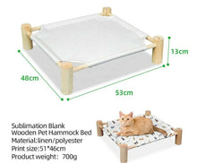 Load image into Gallery viewer, Cat Bed / Hammock sublimation with wooden frame (early June)
