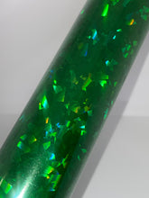 Load image into Gallery viewer, HTV Metallic Ice Chips - Green MI005

