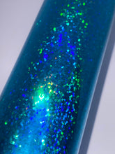 Load image into Gallery viewer, HTV Metallic Diamond Dot Laser - Sky Blue DL005
