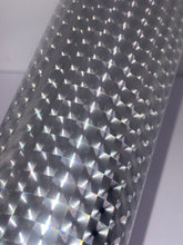 Load image into Gallery viewer, HTV Metallic Laser Cube - Silver MC001
