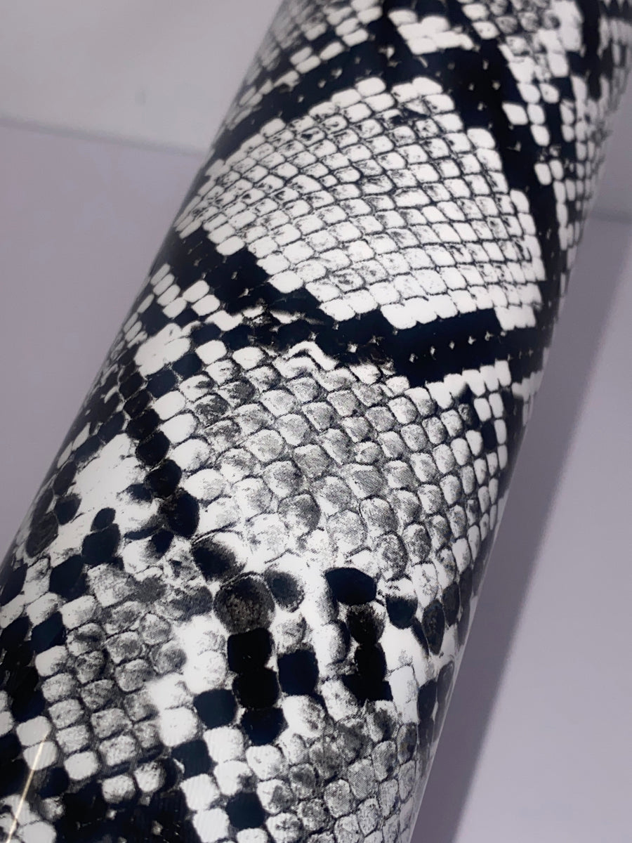 HTV Animal PU Designs - White Snake Skin AP001 – WA Blanks