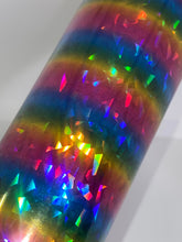 Load image into Gallery viewer, HTV Metallic Ice Chips - Rainbow MI009
