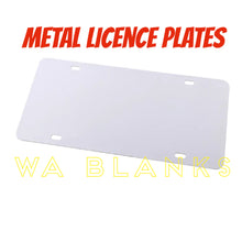 Load image into Gallery viewer, Sublimation Metal Licence Plates
