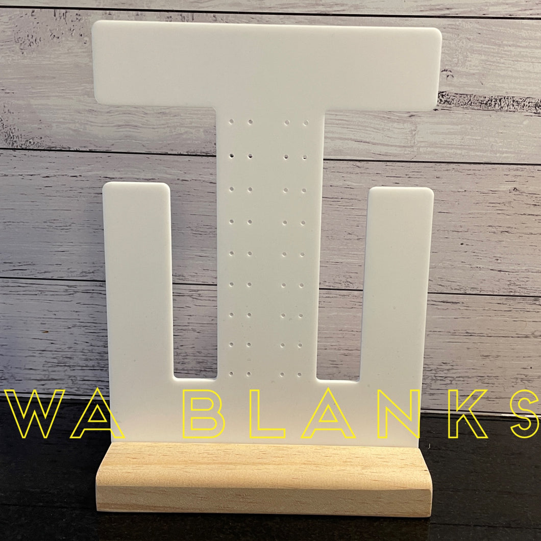 Acrylic Double Hair Tie & Earring Stand