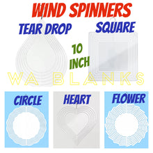 Load image into Gallery viewer, Sublimation Wind Spinners 10 INCH
