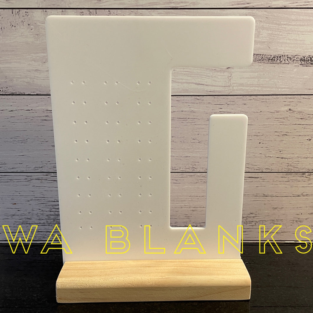 Acrylic Single Hair Tie & Earring Stand