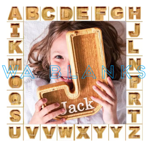 Letter Money Boxes - wooden