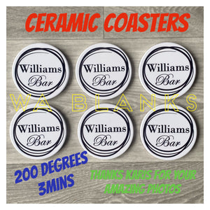 Sublimation Ceramic Coasters