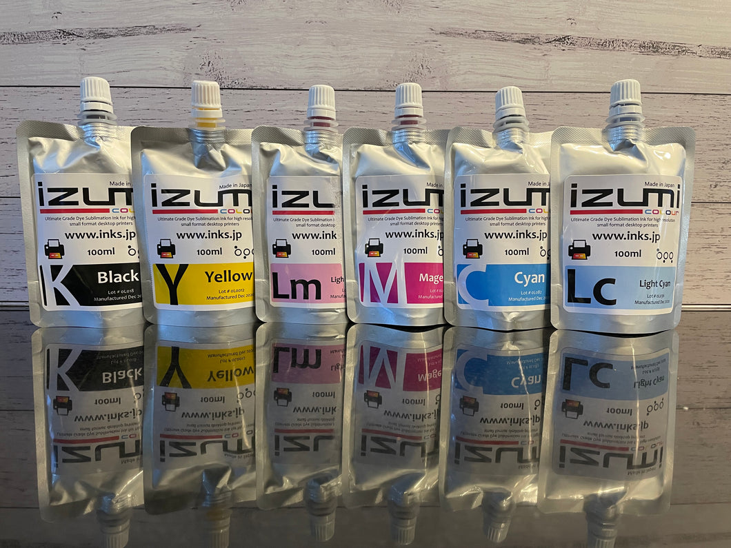 Izumi Sublimation Ink (6 pack)